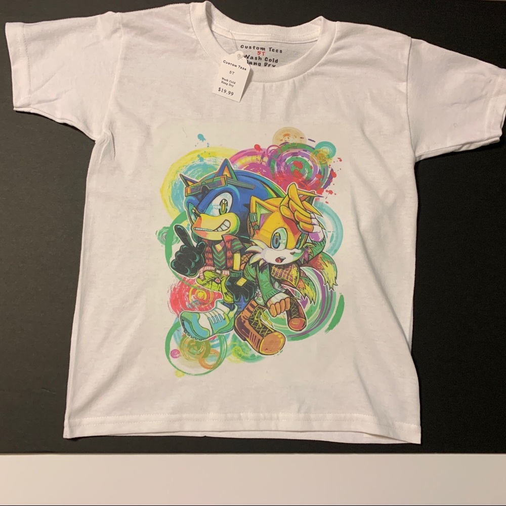 Sonic Colorful Custom Tees T Shirt